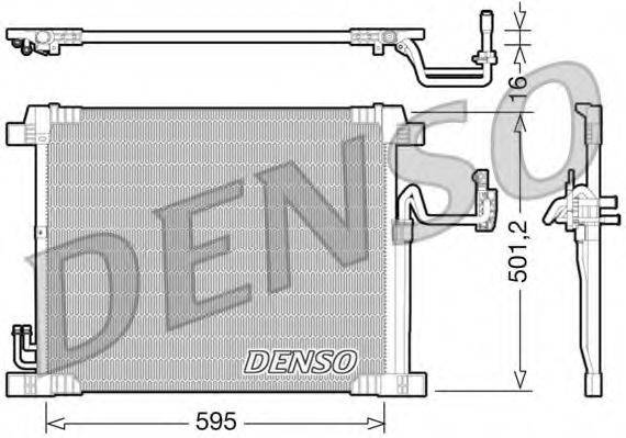 DENSO DCN46012 Конденсатор, кондиціонер