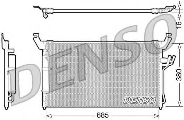 DENSO DCN46013 Конденсатор, кондиціонер