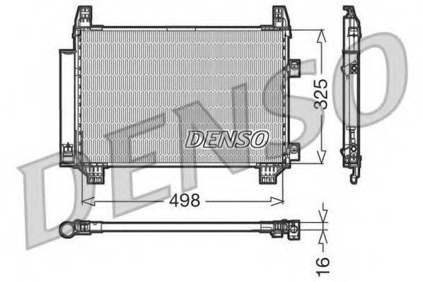 DENSO DCN50001 Конденсатор, кондиціонер