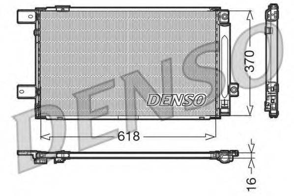 DENSO DCN50005 Конденсатор, кондиціонер