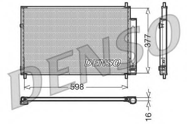 DENSO DCN50006 Конденсатор, кондиціонер