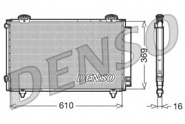 DENSO DCN50008 Конденсатор, кондиціонер
