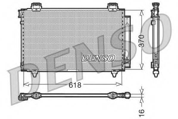 DENSO DCN50009 Конденсатор, кондиціонер