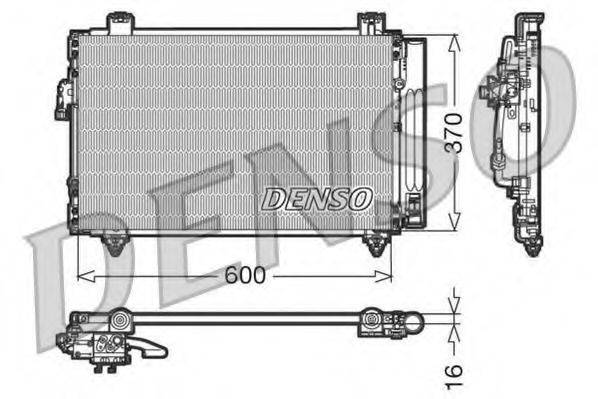DENSO DCN50014 Конденсатор, кондиціонер