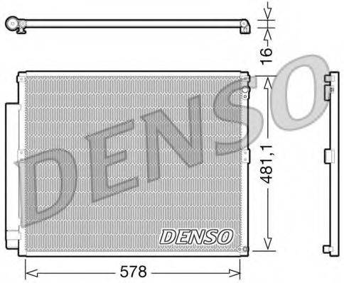 DENSO DCN50017 Конденсатор, кондиціонер