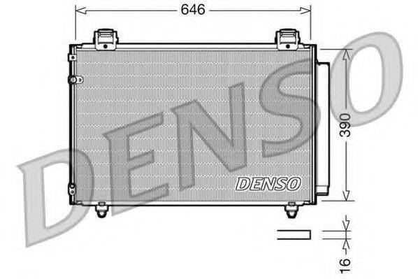 DENSO DCN50024 Конденсатор, кондиціонер