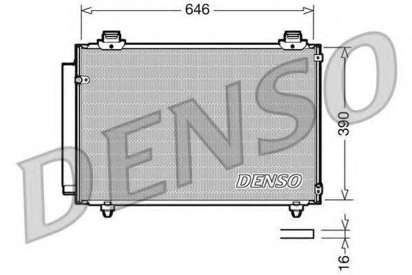 DENSO DCN50035 Конденсатор, кондиціонер