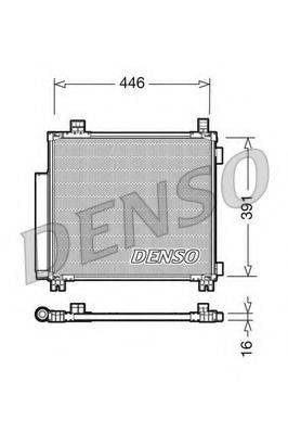 DENSO DCN50045 Конденсатор, кондиціонер