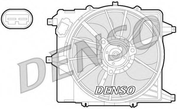 DENSO DER23003 Вентилятор, охолодження двигуна