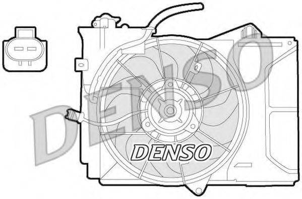 DENSO DER50001 Вентилятор, охолодження двигуна