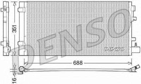 DENSO DCN23031 Конденсатор, кондиціонер