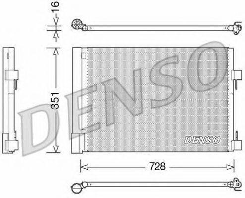 DENSO DCN23032 Конденсатор, кондиціонер