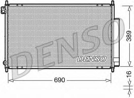 DENSO DCN40016 Конденсатор, кондиціонер