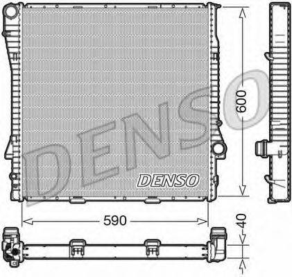 DENSO DRM05112 Радіатор, охолодження двигуна