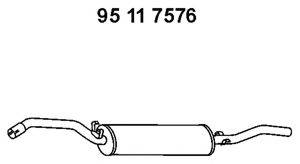 VW 165253609R Глушник вихлопних газів кінцевий
