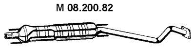 OPEL 5852169 Середній глушник вихлопних газів