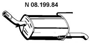 EBERSPACHER 0819984 Глушник вихлопних газів кінцевий