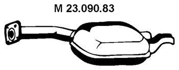MERCEDES-BENZ 1244910200 Середній глушник вихлопних газів