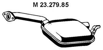 MERCEDES-BENZ 2014902315 Середній глушник вихлопних газів
