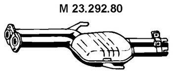 MERCEDES-BENZ 140 490 11 15 Середній глушник вихлопних газів