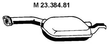MERCEDES-BENZ 1244911700 Середній глушник вихлопних газів