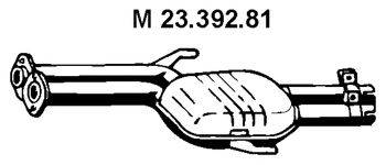 MERCEDES-BENZ 140 490 23 21 Середній глушник вихлопних газів
