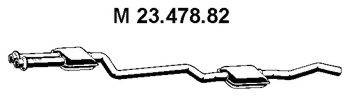 MERCEDES-BENZ 1234906715 Середній глушник вихлопних газів