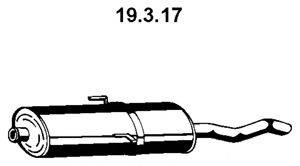 EBERSPACHER 19317 Глушник вихлопних газів кінцевий