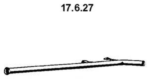 EBERSPACHER 17627 Труба вихлопного газу