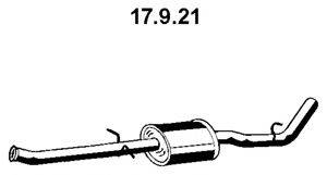 EBERSPACHER 17921 Середній глушник вихлопних газів