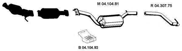 EBERSPACHER 042138 Система випуску ОГ