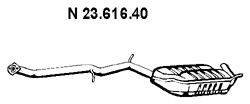MERCEDES-BENZ 2114901821 Глушник вихлопних газів кінцевий