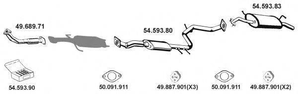 EBERSPACHER 542011 Система випуску ОГ