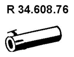 EBERSPACHER 3460876 Труба вихлопного газу