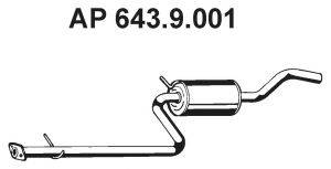 EBERSPACHER 6439001 Середній глушник вихлопних газів