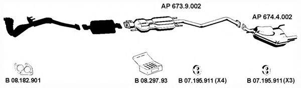 EBERSPACHER AP2273 Система випуску ОГ