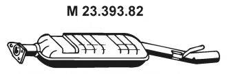 MERCEDES-BENZ 2024900815 Середній глушник вихлопних газів
