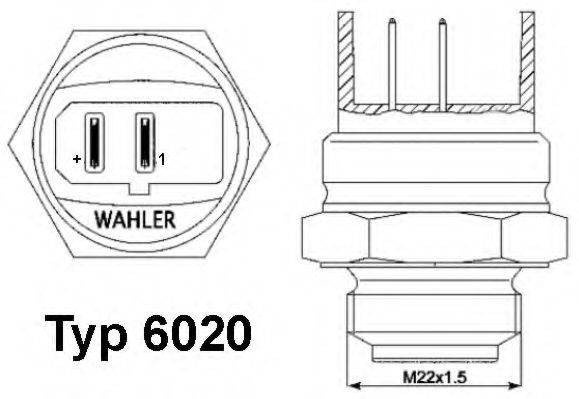 JP GROUP XEFS29 Термівимикач, вентилятор радіатора; Термивимикач, вентилятор радіатора