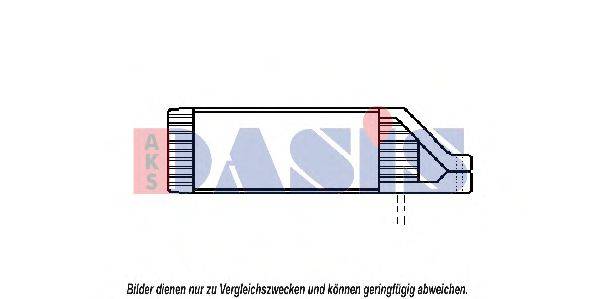 AKS DASIS VW3107 масляний радіатор, моторне масло