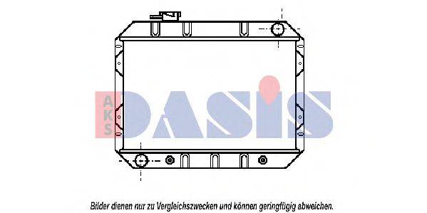 AKS DASIS FD2024 Радіатор, охолодження двигуна