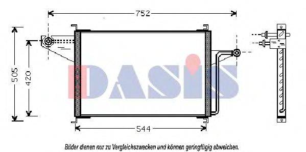 AKS DASIS FD5305 Конденсатор, кондиціонер