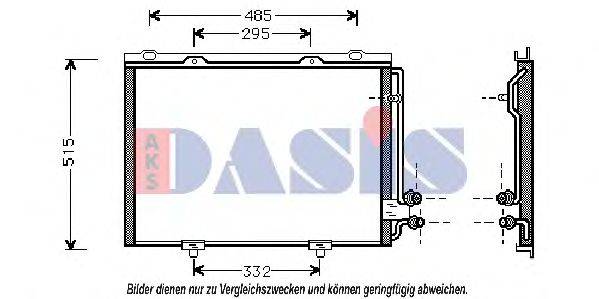 AKS DASIS 30005222 Конденсатор, кондиціонер
