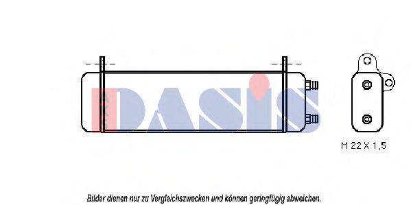 AKS DASIS 126200N масляний радіатор, моторне масло