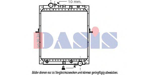 MERCEDES-BENZ 6565000803 Радіатор, охолодження двигуна