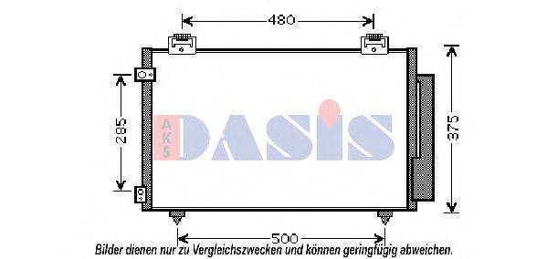 AKS DASIS TOA5487 Конденсатор, кондиціонер