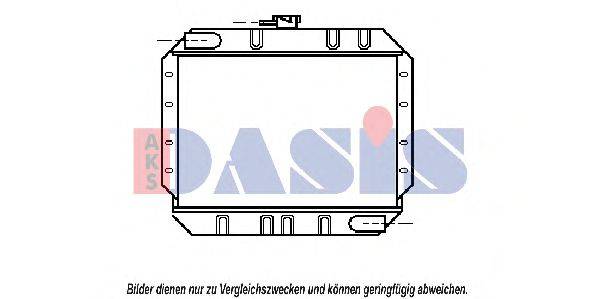 AKS DASIS 250500N Радіатор, охолодження двигуна