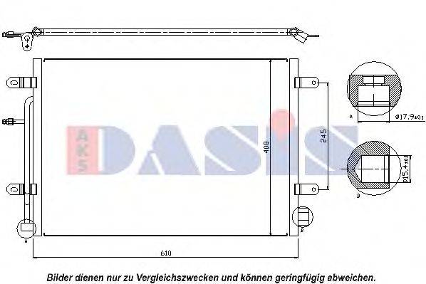 VAG 8E0260403K Конденсатор, кондиціонер