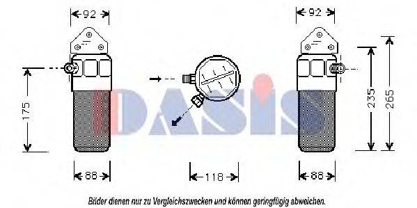 AKS DASIS 13740158 Осушувач, кондиціонер