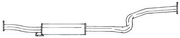 AKS DASIS SG65433 Середній глушник вихлопних газів