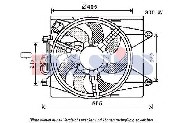 ALFAROME/FIAT/LANCI 51839668 Вентилятор, охолодження двигуна